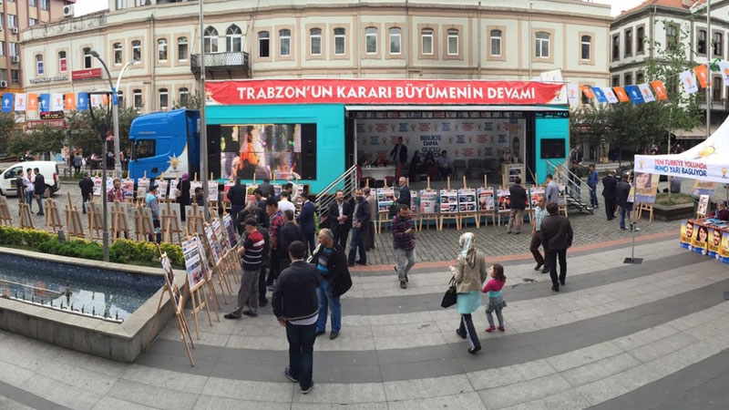 AK Parti Seçim Aracı Trabzon