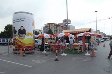 Marka Deerini Artrmann Yolu  Mobil Sahne ve Gezici Kafeteryalar 